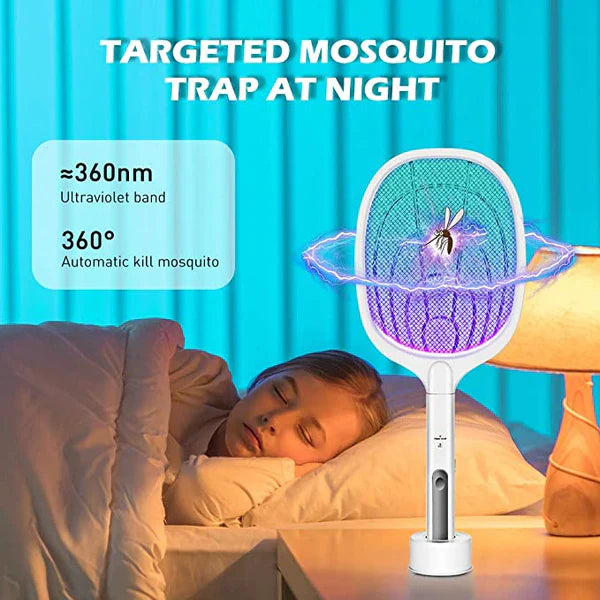 2-in-1 Mosquito Killer Racket & Lamp